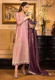 Maahru & Noorie by Asim Jofa Unstitched Embroidered 3Pc Suit AJSM-03