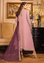 Maahru & Noorie by Asim Jofa Unstitched Embroidered 3Pc Suit AJSM-03