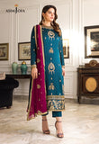 Maahru & Noorie by Asim Jofa Unstitched Embroidered 3Pc Suit AJSM-06