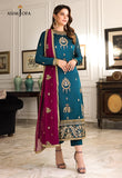 Maahru & Noorie by Asim Jofa Unstitched Embroidered 3Pc Suit AJSM-06