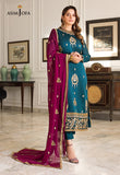 Maahru & Noorie by Asim Jofa Unstitched Embroidered 3Pc Suit AJSM-06