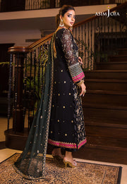 Maahru & Noorie by Asim Jofa Unstitched Embroidered 3Pc Suit AJSM-07
