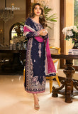 Maahru & Noorie by Asim Jofa Unstitched Embroidered 3Pc Suit AJSM-09