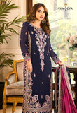 Maahru & Noorie by Asim Jofa Unstitched Embroidered 3Pc Suit AJSM-09