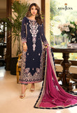 Maahru & Noorie by Asim Jofa Unstitched Embroidered 3Pc Suit AJSM-09