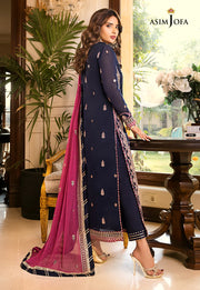 Maahru & Noorie by Asim Jofa Unstitched Embroidered 3Pc Suit AJSM-09