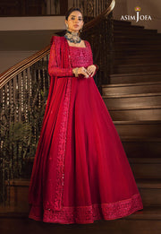 Maahru & Noorie by Asim Jofa Unstitched Embroidered 3Pc Suit AJSM-11