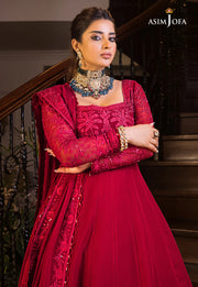 Maahru & Noorie by Asim Jofa Unstitched Embroidered 3Pc Suit AJSM-11