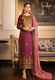 Maahru & Noorie by Asim Jofa Unstitched Embroidered 3Pc Suit AJSM-15