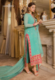 Maahru & Noorie by Asim Jofa Unstitched Embroidered 3Pc Suit AJSM-16