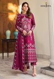 Maahru & Noorie by Asim Jofa Unstitched Embroidered 3Pc Suit AJSM-18