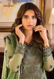 Maahru & Noorie by Asim Jofa Unstitched Embroidered 3Pc Suit AJSM-23
