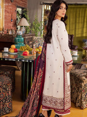 Asim Jofa Asra Unstitched Embroidered Linen Slub 3Pc Suit AJW-02