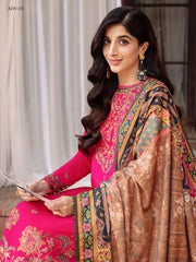 Asim Jofa Asra Unstitched Embroidered Organza 3Pc Suit AJW-05