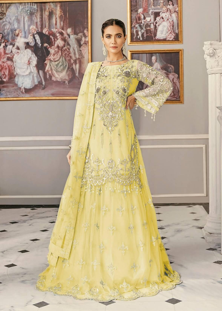 Akbar Aslam Libas e Khas Wedding Collection 3pc Suit AAWC-1347 Phlox A3 - FaisalFabrics.pk