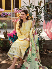 AFROZEH Rangreza Embroidered Lawn Unstitched 3 Piece Suit - MERAKI