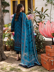 AFROZEH Rangreza Embroidered Lawn Unstitched 3 Piece Suit - ELYSIAN