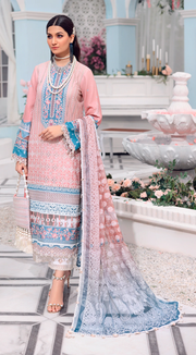 Anaya by Kiran Chaudhry AFSANA Luxury Lawn 3Pc AL22-01 SANYA