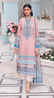 Anaya by Kiran Chaudhry AFSANA Luxury Lawn 3Pc AL22-01 SANYA