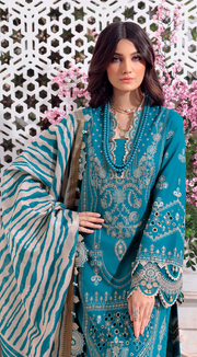 Anaya by Kiran Chaudhry AFSANA Luxury Lawn 3Pc AL22-09 DARAKHSHAN