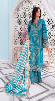Anaya by Kiran Chaudhry AFSANA Luxury Lawn 3Pc AL22-09 DARAKHSHAN