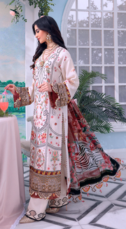 Anaya by Kiran Chaudhry AFSANA Luxury Lawn 3Pc AL22-13 SOHA