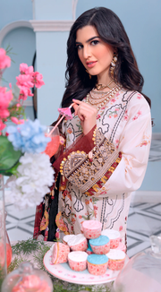 Anaya by Kiran Chaudhry AFSANA Luxury Lawn 3Pc AL22-13 SOHA