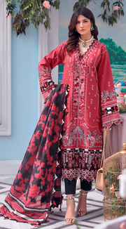 Anaya by Kiran Chaudhry AFSANA Luxury Lawn 3Pc AL22-15 MAHIRAH