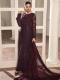 Alizeh Fashion Vol-02 Embroidered Chiffon 3Pc Suit D-11 Abilene - FaisalFabrics.pk