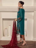 Alizeh Fashion Vol-02 Embroidered Chiffon 3Pc Suit D-12 Alaya - FaisalFabrics.pk