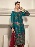 Alizeh Fashion Vol-02 Embroidered Chiffon 3Pc Suit D-12 Alaya - FaisalFabrics.pk