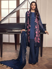 Alizeh Fashion Vol-02 Embroidered Chiffon 3Pc Suit D-06 Azbah - FaisalFabrics.pk