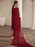Alizeh Fashion Vol-02 Embroidered Chiffon 3Pc Suit D-03 Mashael - FaisalFabrics.pk