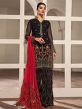 Alizeh Fashion Vol-02 Embroidered Chiffon 3Pc Suit D-02 Neirin - FaisalFabrics.pk