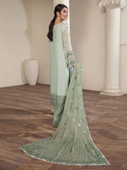 Alizeh Fashion Vol-02 Embroidered Chiffon 3Pc Suit D-07 Rahmi - FaisalFabrics.pk