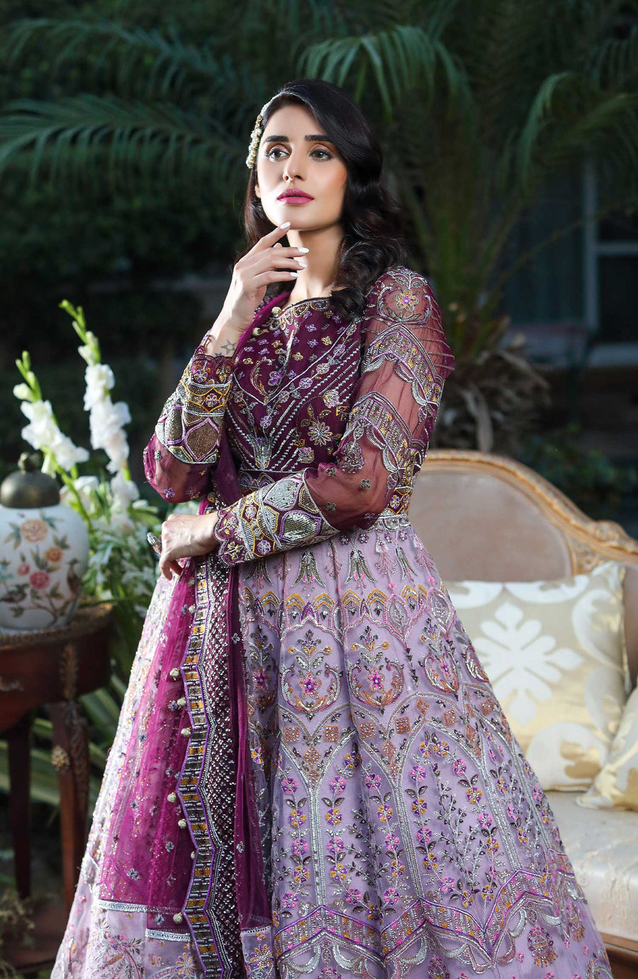 Waresha Rang Reet Unstitched Luxury Formal 3Pc Suit D-07 AMAR BAIL