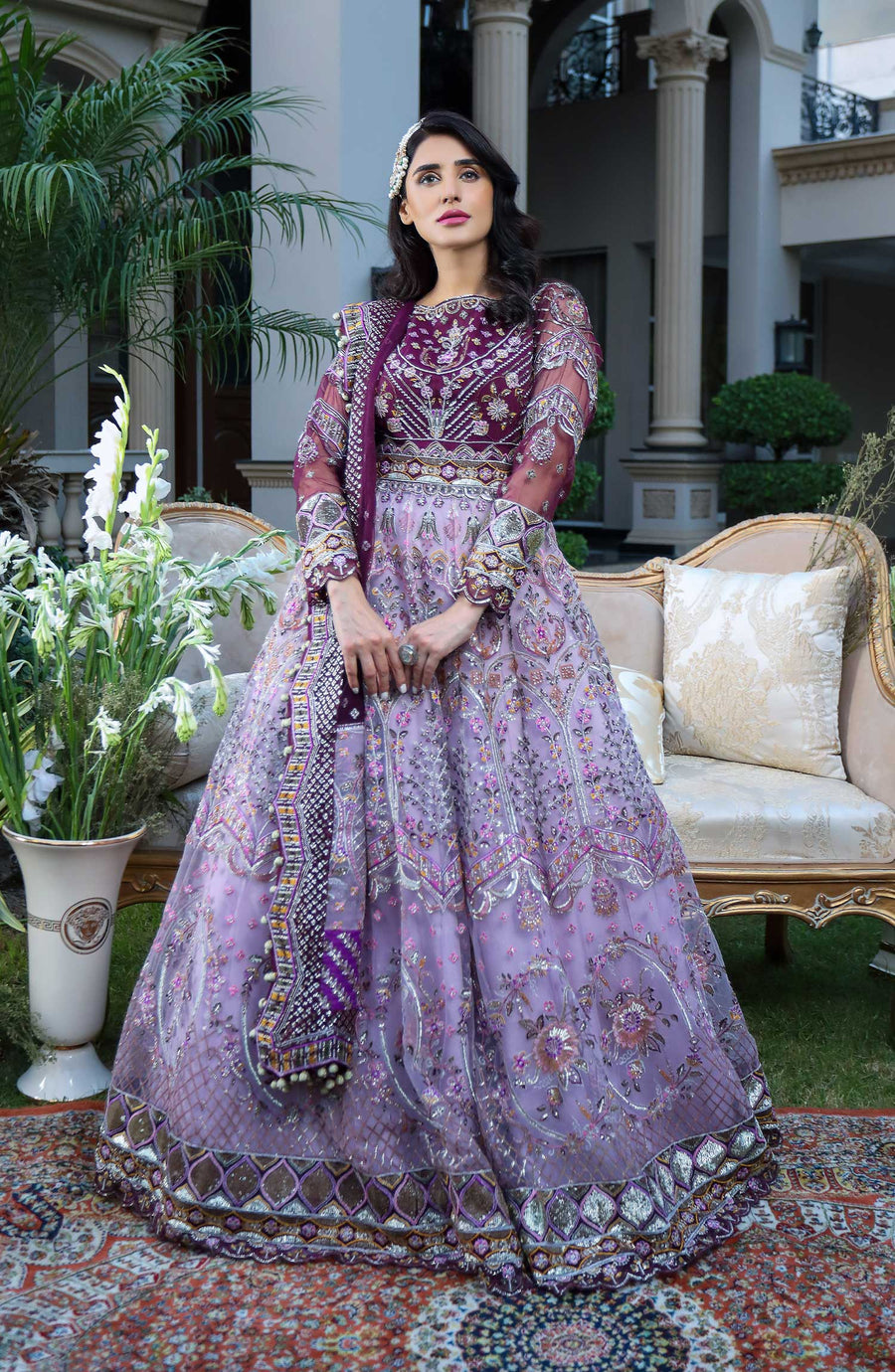 Waresha Rang Reet Unstitched Luxury Formal 3Pc Suit D-07 AMAR BAIL