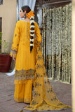 GISELE Mehrma Luxury Lawn Unstitched 3Pc Suit - AMBER