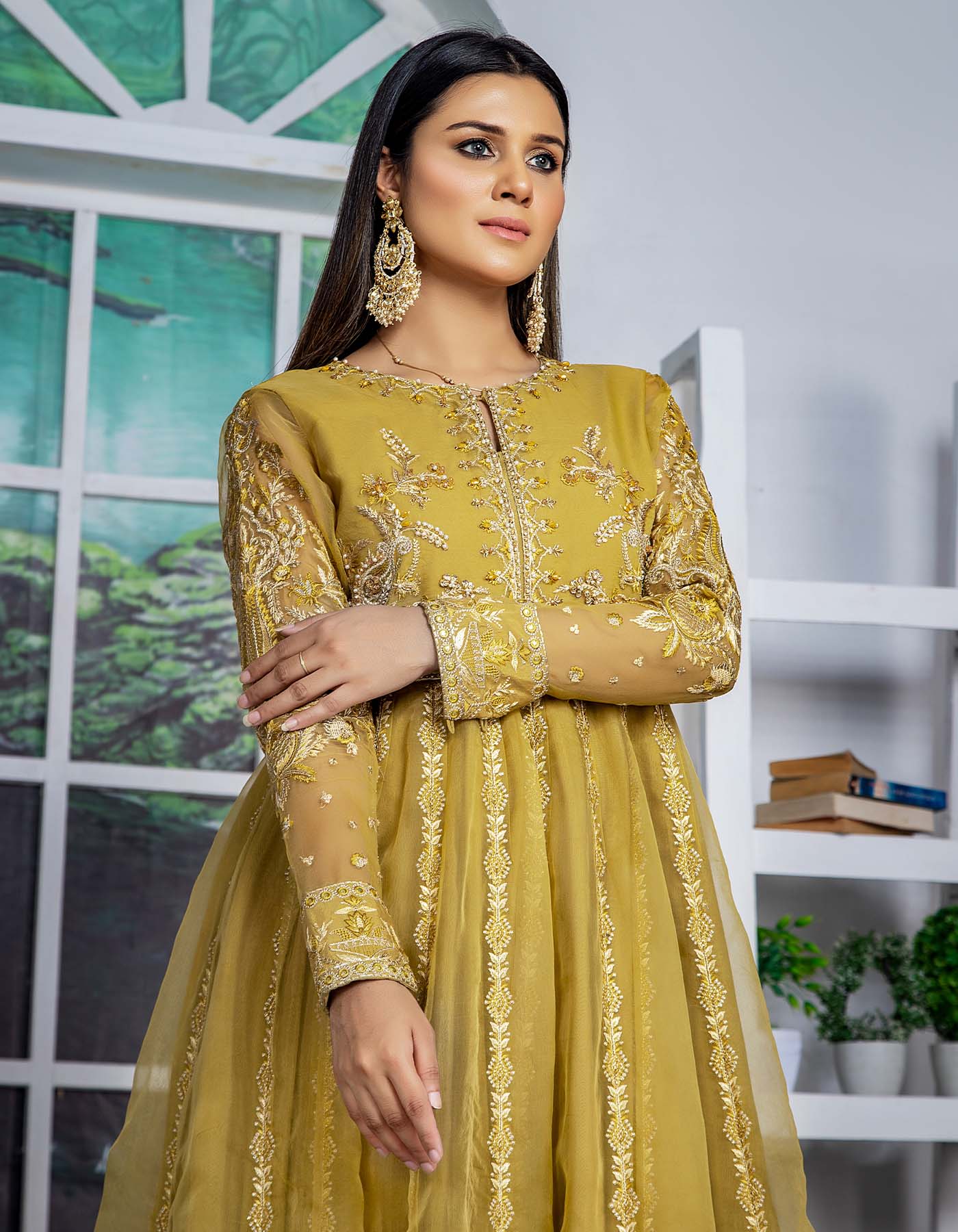 SIFA Luxury Formals Pret - AMBER GOLD SIFA Luxury Formals Pret - AMBER GOLD