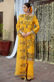 GISELE Mehrma Luxury Lawn Unstitched 3Pc Suit - AMBER
