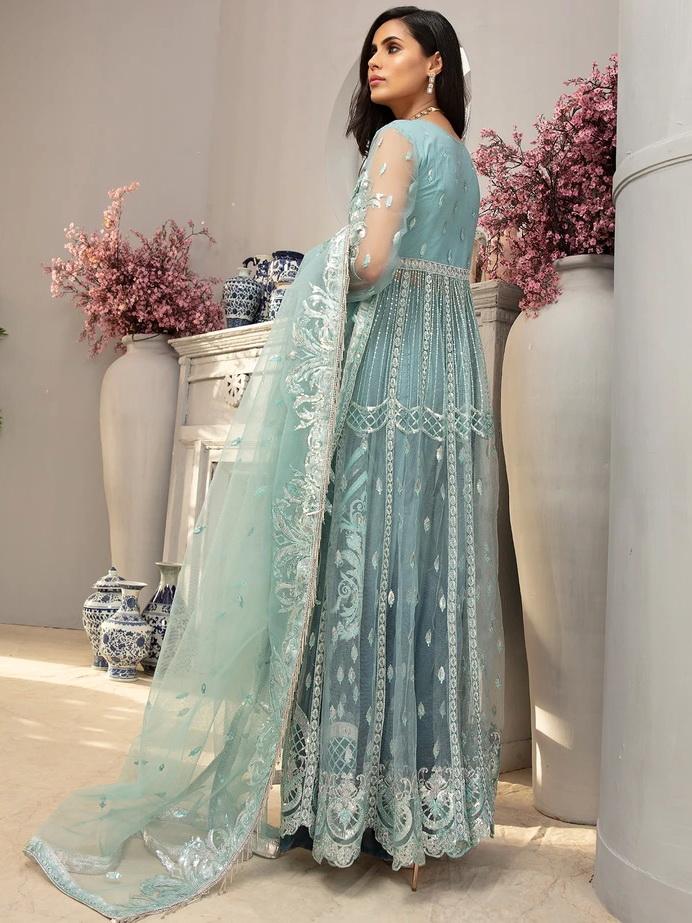 EMAAN ADEEL Luxury Chiffon Collection 2020 Embroidered 3PC Suit EA-1201 - FaisalFabrics.pk