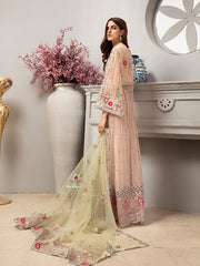 EMAAN ADEEL Luxury Chiffon Collection 2020 Embroidered 3PC Suit EA-1202 - FaisalFabrics.pk