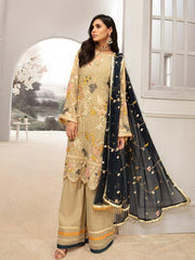 EMAAN ADEEL Luxury Chiffon Collection 2020 Embroidered 3PC Suit EA-1203 - FaisalFabrics.pk