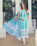 HemStitch Signature Unstitched Embroidered Lawn 3Pc Suit - AMOL
