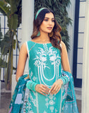 HemStitch Signature Unstitched Embroidered Lawn 3Pc Suit - AMOL