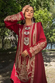 Gul Ahmed Pure Joy of Winter Embroidered Khaddar 3Pc Suit AP-12029