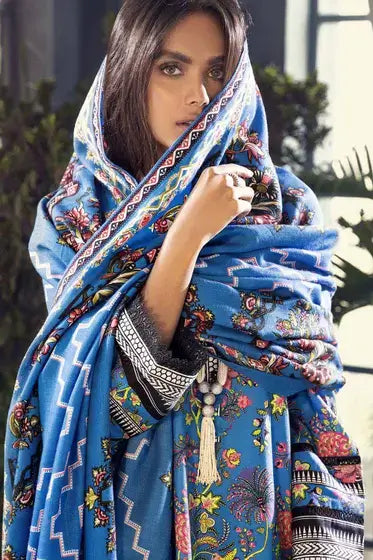 Gul Ahmed Pure Joy of Winter Printed Khaddar 3Pc Suit AP-12076