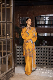 ZOYA by LALA Embroidered Woolen Unstitched 3Pc Suit D-09 ARDOR