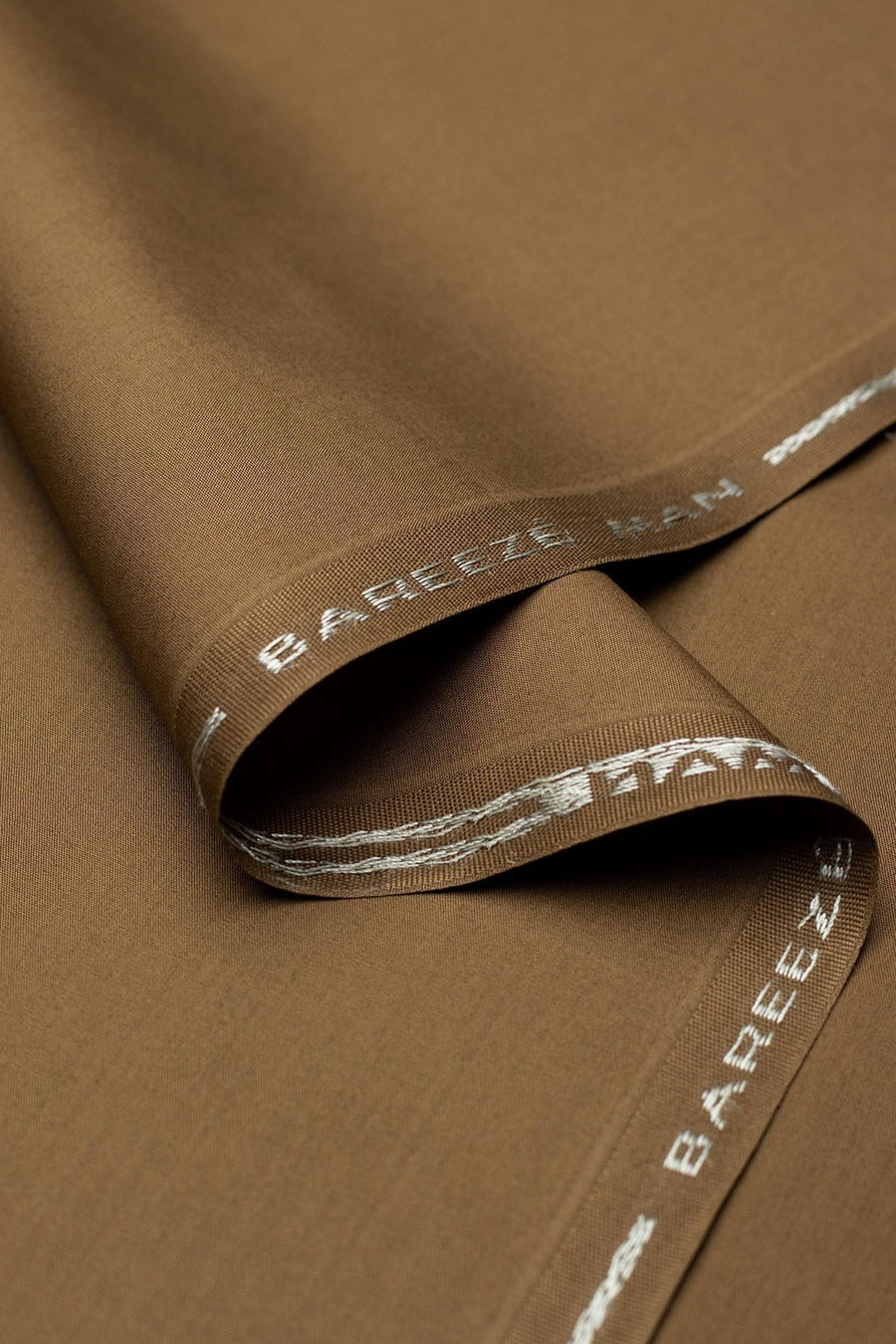 Bareeze Man Egyptian Cotton 1/1 Unstitched Fabric for Summer - Army-Grn