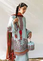 Hussain Rehar Mausam Eid Lawn Unstitched Embroidered 3Pc Suit - ARSH